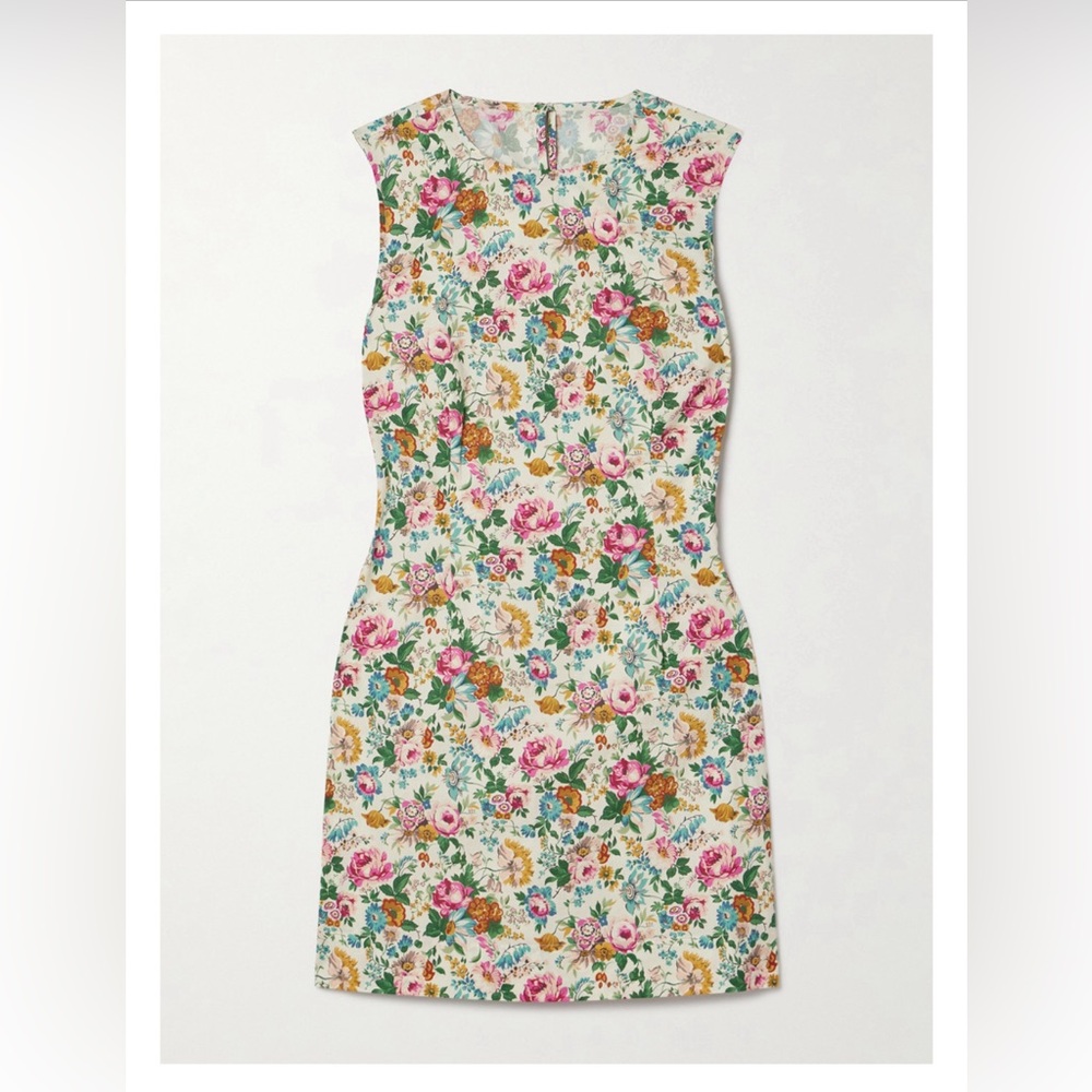 DOEN ADELE DRESS IN LIBERTY ROSE ROMANCE SIZE 0 - Picture 4 of 8